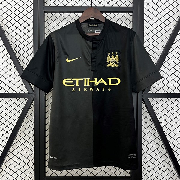 Tailandia Camiseta Manchester City Replica Segunda Ropa Retro 2013 2014